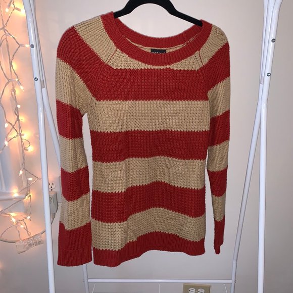 Red Striped Sweater - Picture 2 of 4